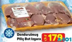 DONDURULMUŞ PİLİÇ BUT IZGARA